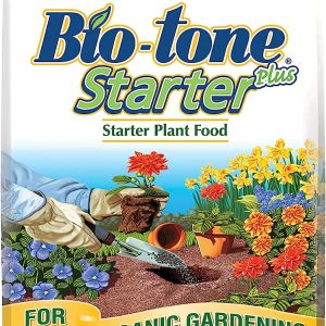 Espoma Organic Bio-Tone Starter Plus 4-3-3 Natural & Organic Starter Plant Food with Both Endo & Ecto Mycorrhizae; 4 lb. Bag; The Ultimate Starter Plant Food