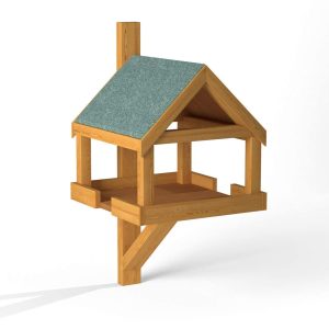 Home & Roost Hove Fence Wall Mounted Bird Table | Space Saving Wall Mounted Bird Feeder
