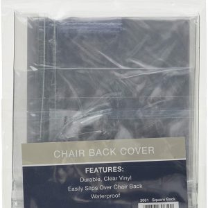 Scalpmaster Square Chair Back Cover, Transparent Vinyl
