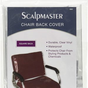 Scalpmaster Square Chair Back Cover, Transparent Vinyl