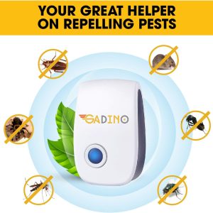 Ultrasonic Pest Repeller for Indoor Plug-in – Ultrasonic Mice Repeller Anti Mosquitoes, Spiders, Flies, Bugs, Ants, Roaches, Eco-Friendly Pest Control Ultrasonic Mouse Repeller (6 Packs)