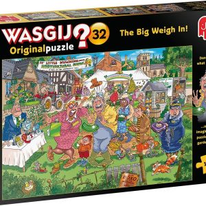 Jumbo, Wasgij, Original 32 – The Big Weigh In!, Jigsaw Puzzles for Adults, 1,000 piece