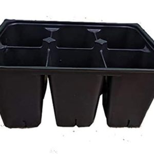 Seed Starter Trays 300 DEEP Extra Large Cells Total (50 Trays of 6 Cells Each)
