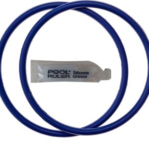Pool Ruler R172009 Chlorine Resistant VITON O-Ring 2 Pack + Lubricant for Pentair Rainbow Chlorinator 300 & 320 Lid