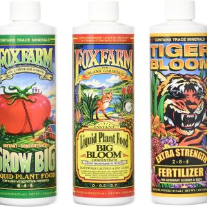 Fox Farm Liquid Nutrient Trio Soil Formula – Big Bloom, Grow Big, Tiger Bloom Pint Size (Pack of 3)