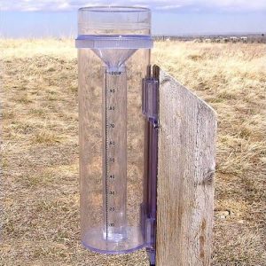 Stratus Precision Rain Gauge with Mounting Bracket (14″ All Weather)