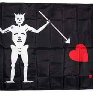 KEXMY 3×5 Black Beard Blackbeard Pirate Rough Tex Knitted nylon Flag 3’x5′ Banner 100d House Banner Double Stitched Fade Resistant Premium Quality